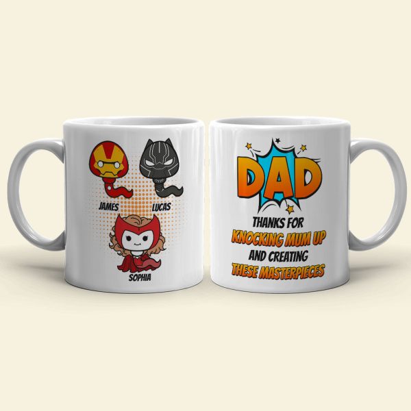 Thanks Dad For Knocking Mum Up Personalized Mug DR-WHM-01QHTI020523