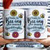 Thanks for Bee-ing an Amazing Granddaughter, Bees and Flowers - Personalized Custom Coffee Mug - GDT310_MG Thanks for Bee-ing an Amazing Granddaughter, Bees and Flowers - Personalized Custom Coffee Mug - GDT310_MG