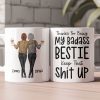 Thanks For Being My Badass Bestie/ Sister/ Brother Keep That Sh** Up - Personalized Mug Thanks For Being My Badass Bestie/ Sister/ Brother Keep That Sh** Up - Personalized Mug