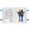 Thanks For Being My Bestie Funny Gift For Best Friends Personalized Mug Thanks For Being My Bestie Funny Gift For Best Friends Personalized Mug
