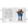 Thanks For Being My Bestie Funny Gift For Best Friends Personalized Mug Thanks For Being My Bestie Funny Gift For Best Friends Personalized Mug