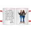 Thanks For Being My Bestie Funny Gift For Best Friends Personalized Mug Thanks For Being My Bestie Funny Gift For Best Friends Personalized Mug