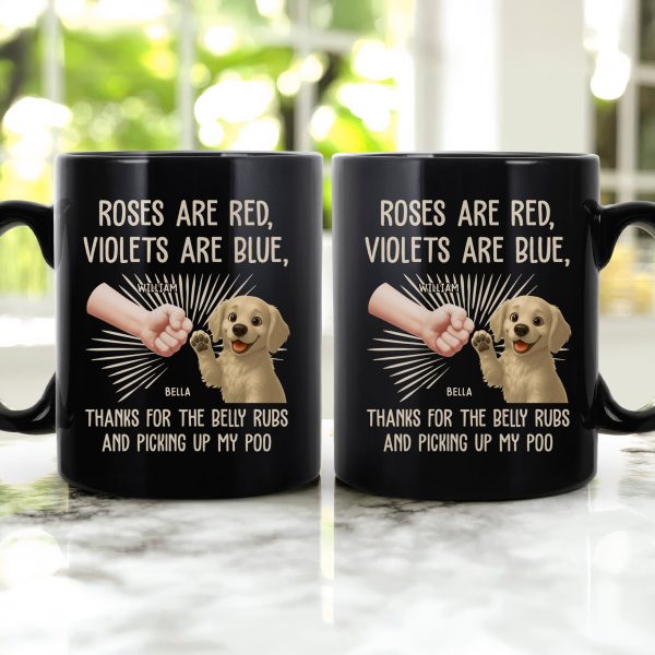Thanks For Belly Rubs - Personalized Mug Thanks For Belly Rubs - Personalized Mug