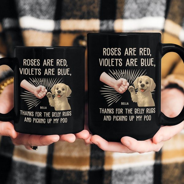 Thanks For Belly Rubs - Personalized Mug Thanks For Belly Rubs - Personalized Mug