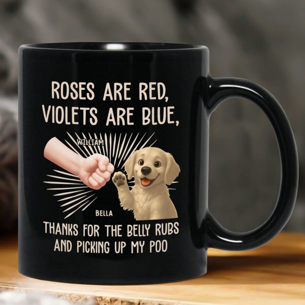 Thanks For Belly Rubs - Personalized Mug Thanks For Belly Rubs - Personalized Mug