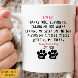 Thanks For Feeding Me Treats Family Coffee Mug