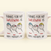 Thanks For Not Swallowing Us - Personalized Mug Thanks For Not Swallowing Us - Personalized Mug