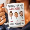 Thanks For Not Swallowing Us - Personalized Photo Mug