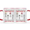 Thanks For Not Swallowing Us Simple Sperm - Funny Gift For Mother - Personalized Accent Mug Thanks For Not Swallowing Us Simple Sperm - Funny Gift For Mother - Personalized Accent Mug