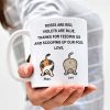 Thanks For Scooping Up Our Poo - Funny Personalized Cat Mug Thanks For Scooping Up Our Poo - Funny Personalized Cat Mug