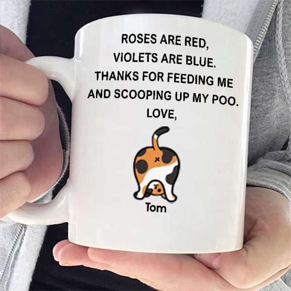 Thanks For Scooping Up Our Poo - Funny Personalized Cat Mug Thanks For Scooping Up Our Poo - Funny Personalized Cat Mug