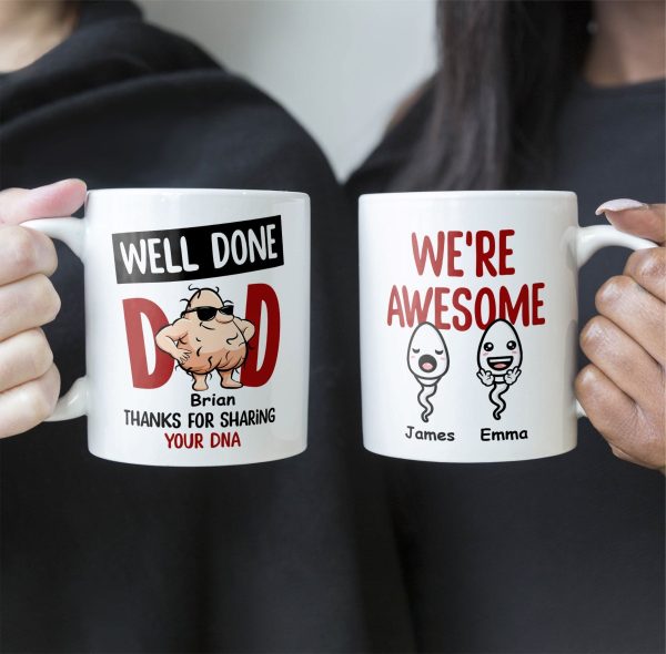 Thanks For Sharing Your DNA - Personalized Mug Thanks For Sharing Your DNA - Personalized Mug