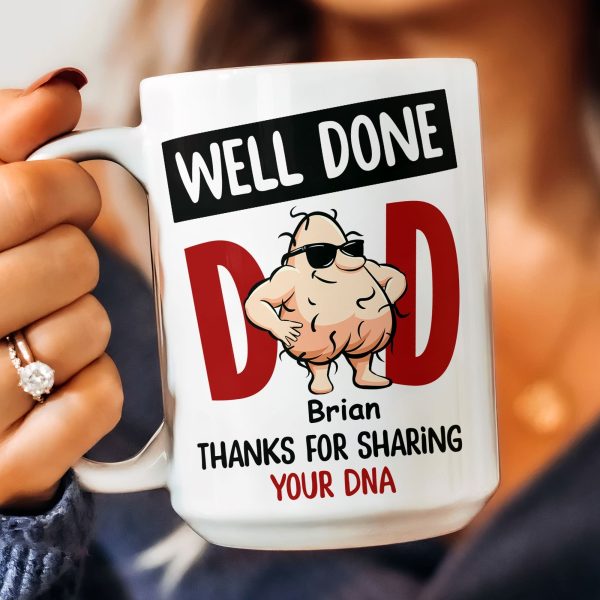 Thanks For Sharing Your DNA - Personalized Mug Thanks For Sharing Your DNA - Personalized Mug