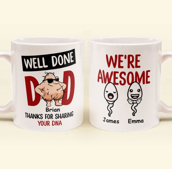 Thanks For Sharing Your DNA - Personalized Mug Thanks For Sharing Your DNA - Personalized Mug