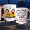 Thanks For Teaching Me Kindness, Gift For Mom, Personalized Wine Tumbler, Mother's Day Gift