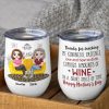 Thanks For Teaching Me Kindness, Gift For Mom, Personalized Wine Tumbler, Mother's Day Gift