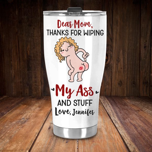 Thanks For Wiping, Dear Mom Mug, Personalized Coffee Mug, Funny Gift For Mother's Day Thanks For Wiping, Dear Mom Mug, Personalized Coffee Mug, Funny Gift For Mother's Day