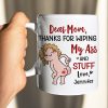 Thanks For Wiping, Dear Mom Mug, Personalized Coffee Mug, Funny Gift For Mother's Day Thanks For Wiping, Dear Mom Mug, Personalized Coffee Mug, Funny Gift For Mother's Day