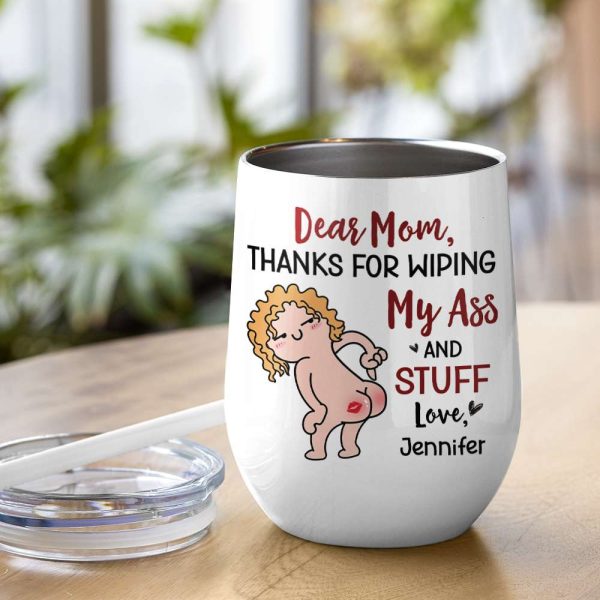 Thanks For Wiping, Dear Mom Mug, Personalized Coffee Mug, Funny Gift For Mother's Day Thanks For Wiping, Dear Mom Mug, Personalized Coffee Mug, Funny Gift For Mother's Day