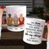 Thanks Mom, Gift For Mommy White Mug Thanks Mom, Gift For Mommy White Mug