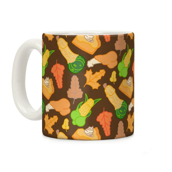 Thanksgiving Peens Pattern Coffee Mug Thanksgiving Peens Pattern Coffee Mug