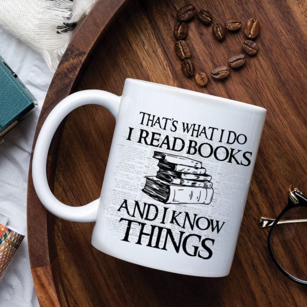 That's What I Do I Read Books Personalized Book Mug Gift For Book Lovers