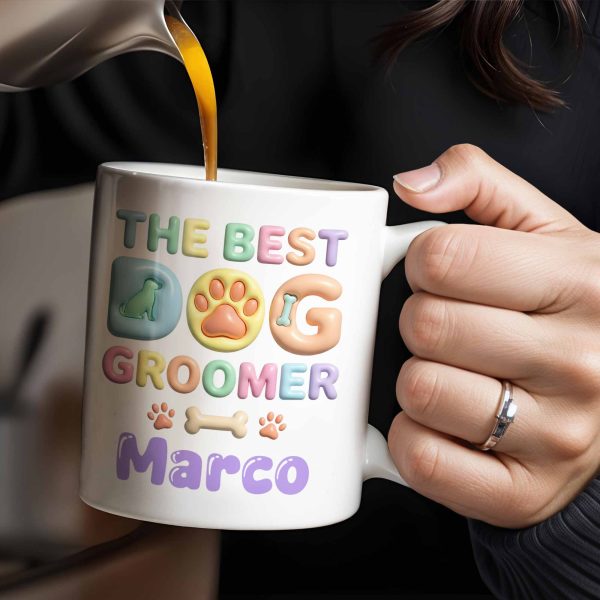 The Best Big Groomer Mug With Dog Icons - Personalized Custom Coffee Mug - JBS069_MG The Best Big Groomer Mug With Dog Icons - Personalized Custom Coffee Mug - JBS069_MG