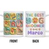 The Best Big Groomer Mug With Dog Icons - Personalized Custom Coffee Mug - JBS069_MG