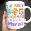 The Best Big Groomer Mug With Dog Icons - Personalized Custom Coffee Mug - JBS069_MG