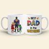The Best Dad Personalized Coffee Mug DR-WHM-02QHHN130523TM