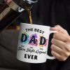The Best Dad The Man The Myth - Personalized Mug The Best Dad The Man The Myth - Personalized Mug