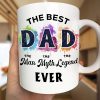 The Best Dad The Man The Myth - Personalized Mug The Best Dad The Man The Myth - Personalized Mug