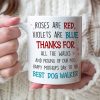 The Best Dog Walker, Dad Mom Pet Lover Personalized Coffee Mug White Mug, Gift For Dad Mom The Best Dog Walker, Dad Mom Pet Lover Personalized Coffee Mug White Mug, Gift For Dad Mom