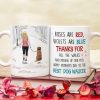 The Best Dog Walker, Dad Mom Pet Lover Personalized Coffee Mug White Mug, Gift For Dad Mom The Best Dog Walker, Dad Mom Pet Lover Personalized Coffee Mug White Mug, Gift For Dad Mom