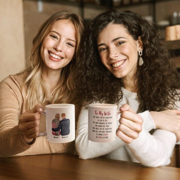 The Best Gift At Christmas Is Easy To See - Personalized Mug - Anniversary Gift For Wife, Wifey The Best Gift At Christmas Is Easy To See - Personalized Mug - Anniversary Gift For Wife, Wifey