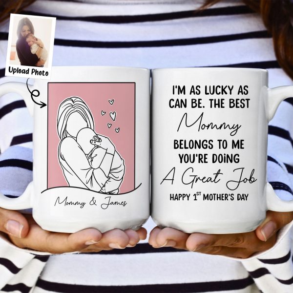 The Best Mommy Belongs To Me - Personalized Mug The Best Mommy Belongs To Me - Personalized Mug