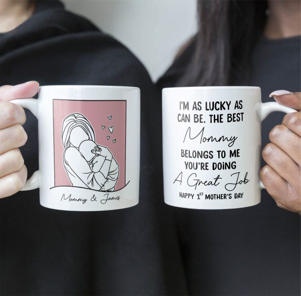 The Best Mommy Belongs To Me - Personalized Mug The Best Mommy Belongs To Me - Personalized Mug