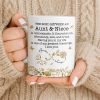 The Bond Between an Aunt & Niece, Butterflies and Flowers - Personalized Custom Coffee Mug - NCE039_MG The Bond Between an Aunt & Niece, Butterflies and Flowers - Personalized Custom Coffee Mug - NCE039_MG