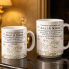 The Bond Between an Aunt & Niece, Butterflies and Flowers - Personalized Custom Coffee Mug - NCE039_MG The Bond Between an Aunt & Niece, Butterflies and Flowers - Personalized Custom Coffee Mug - NCE039_MG