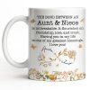 The Bond Between an Aunt & Niece, Butterflies and Flowers - Personalized Custom Coffee Mug - NCE039_MG The Bond Between an Aunt & Niece, Butterflies and Flowers - Personalized Custom Coffee Mug - NCE039_MG