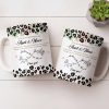 The Bond Between An Aunt & Niece, Leopard Print And Hearts - Personalized Custom Coffee Mug - NCE014_MG The Bond Between An Aunt & Niece, Leopard Print And Hearts - Personalized Custom Coffee Mug - NCE014_MG