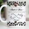 The Bond Between An Aunt & Niece, Leopard Print And Hearts - Personalized Custom Coffee Mug - NCE014_MG The Bond Between An Aunt & Niece, Leopard Print And Hearts - Personalized Custom Coffee Mug - NCE014_MG
