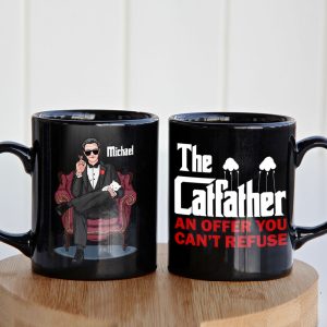 The Cat Father An Offer You Can't Refuse Personalized Coffee Mug 03QHPO270523HA