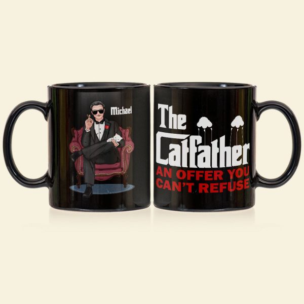 The Cat Father An Offer You Can't Refuse Personalized Coffee Mug 03QHPO270523HA The Cat Father An Offer You Can't Refuse Personalized Coffee Mug 03QHPO270523HA