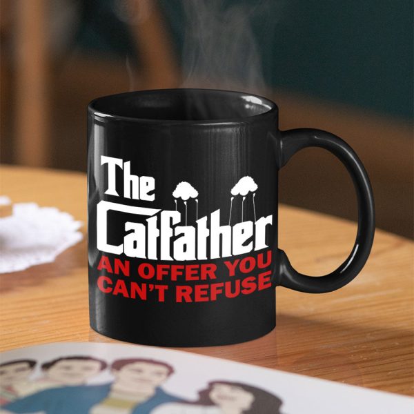 The Cat Father An Offer You Can't Refuse Personalized Coffee Mug 03QHPO270523HA The Cat Father An Offer You Can't Refuse Personalized Coffee Mug 03QHPO270523HA