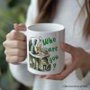 The Caterpillar Who Are You Vintage Personalized Mug, Alice's Adventures in Wonderland with Custom Name The Caterpillar Who Are You Vintage Personalized Mug, Alice's Adventures in Wonderland with Custom Name