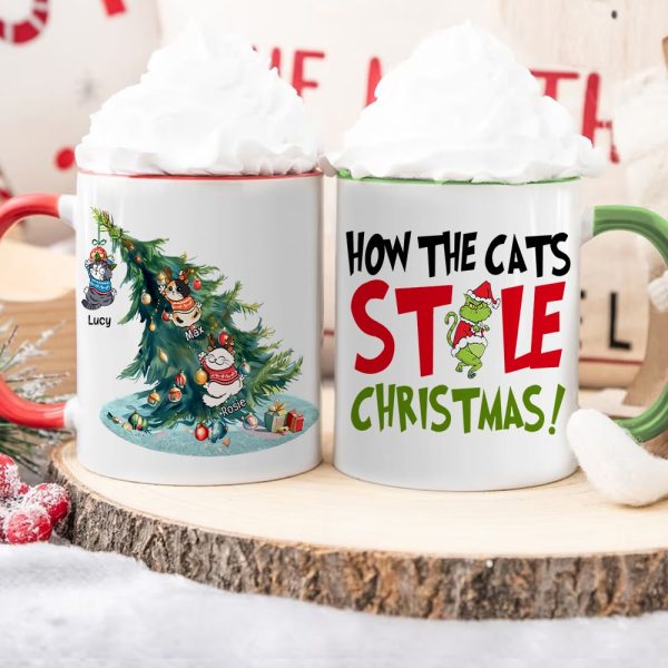 The Cats Stole Christmas- Personalized Accent Mug -Gift For Cat Lover- Christmas Gift- CC-AM11OZ-03htqn191023 The Cats Stole Christmas- Personalized Accent Mug -Gift For Cat Lover- Christmas Gift- CC-AM11OZ-03htqn191023