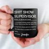 The Cool-Headed Problem Solver - Coworker Personalized Custom Black Mug - Christmas Gift For Coworkers, Work Friends, Colleagues