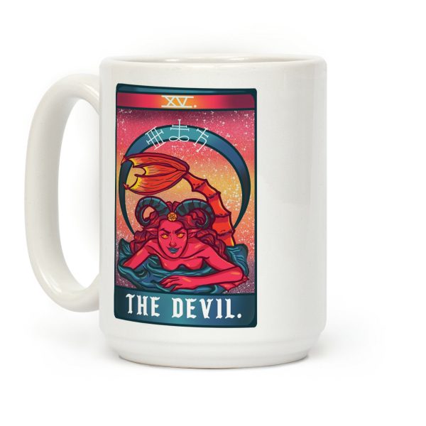 The Devil Siren Tarot Coffee Mug The Devil Siren Tarot Coffee Mug