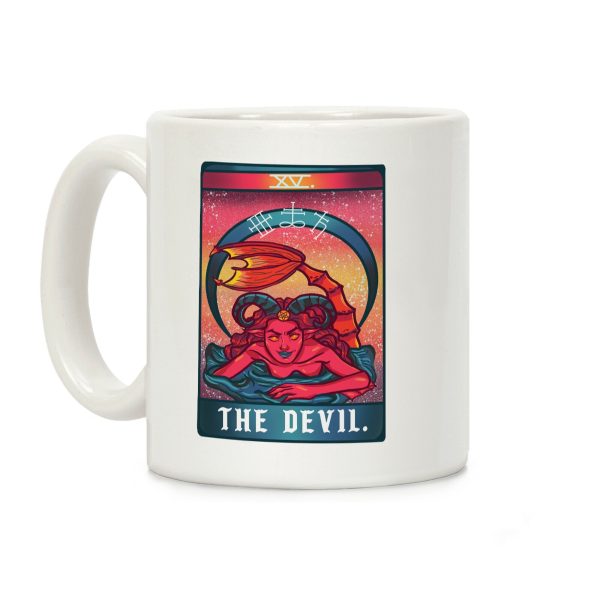 The Devil Siren Tarot Coffee Mug The Devil Siren Tarot Coffee Mug